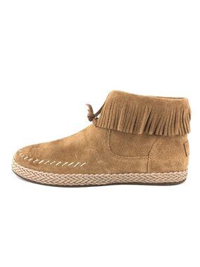 UGG Kennadi Fringe Suede Ankle Boots 8